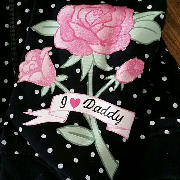 Koala Kids Polka Dot Love Daddy Light Jacket - Picture 2 of 3